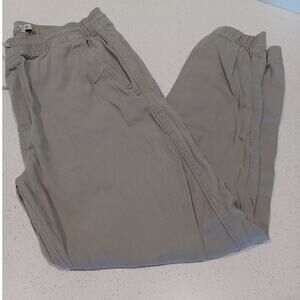 Liquid Venom Active Jogger Stretch Pants Beige Size XL